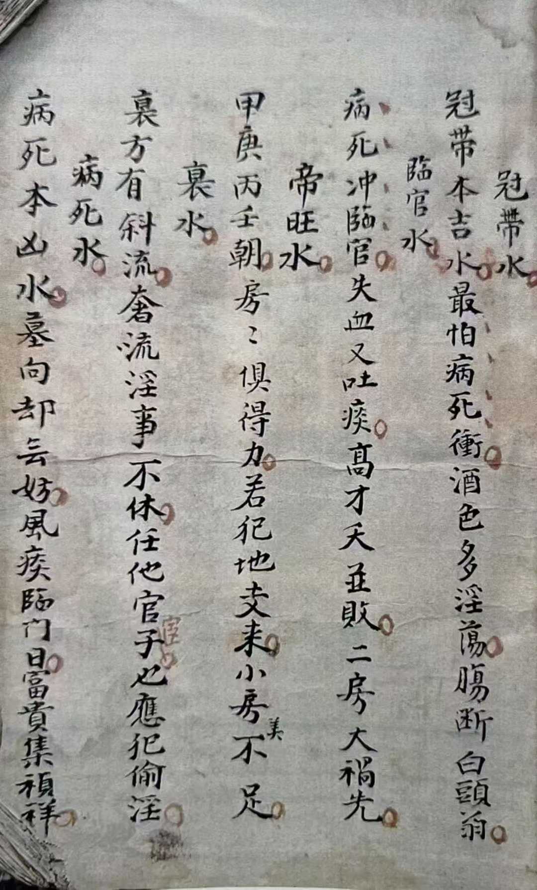 【古籍】《水法改向倒水全书》曹周万·手抄，185页